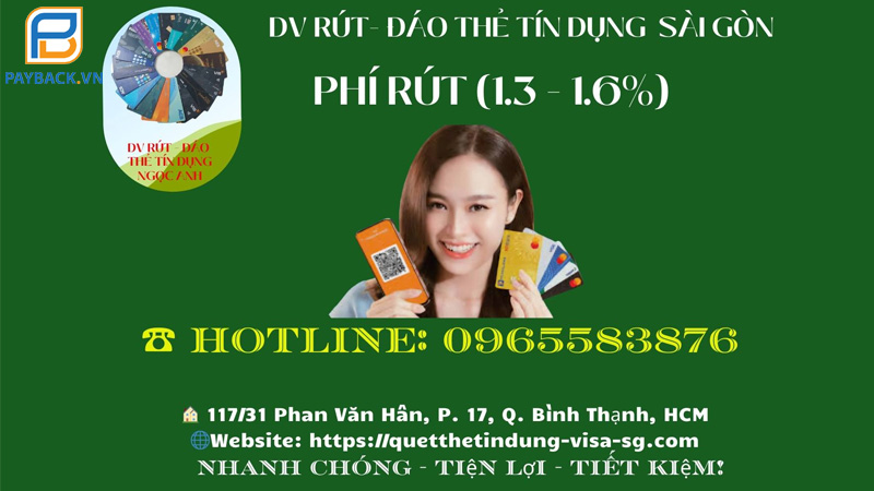 TOP 5 dịch vụ rút tiền thẻ tín dụng Quận Bình Thạnh uy tín nhất